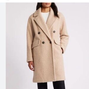 BCBGMaxAzria Cream Teddy Jacket